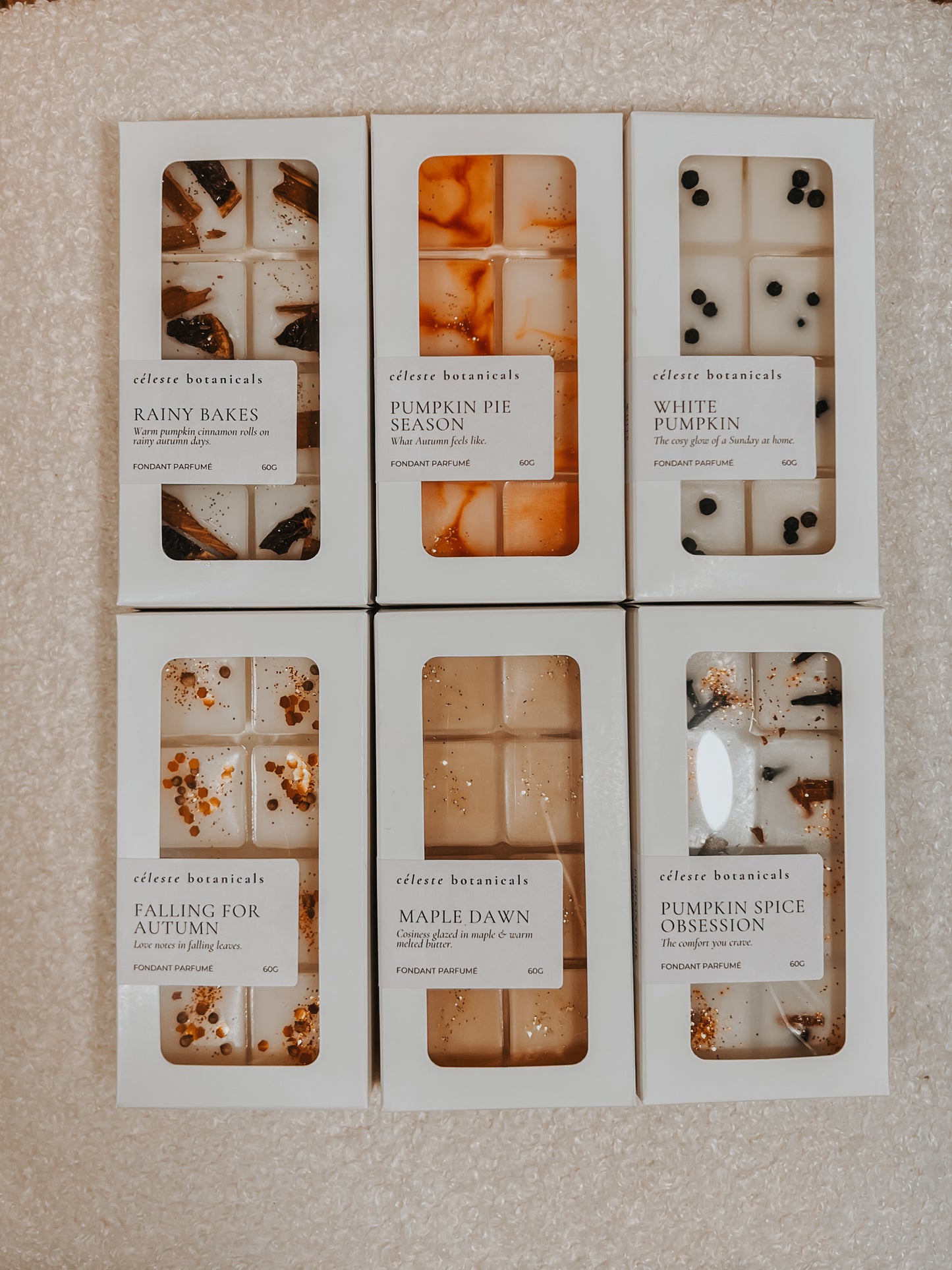 Coffret Automnal – Fondants Parfumés (6 x 60g)