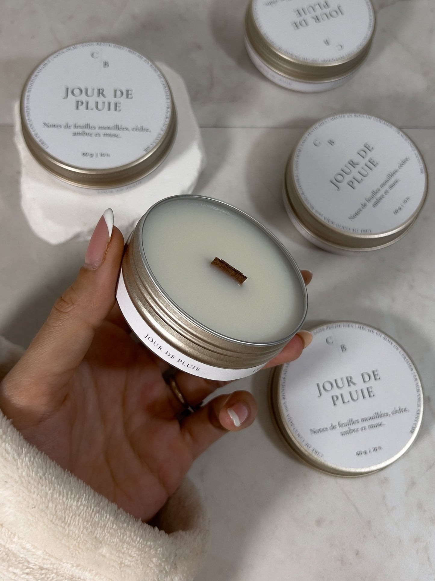 Bougie Parfumée Jour de Pluie - Céleste Botanicals - Bougies Parfumées