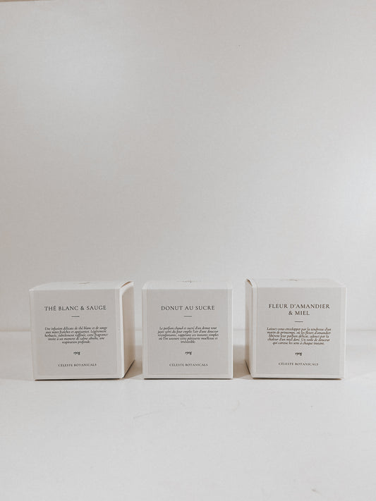 Coffret Classique: Choisissez 3 Bougies 190g