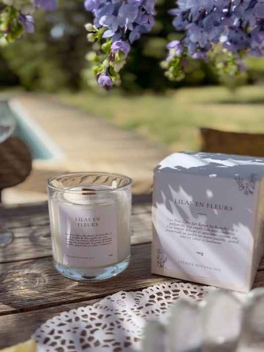 Bougie Parfumée Lilas en Fleurs 190g