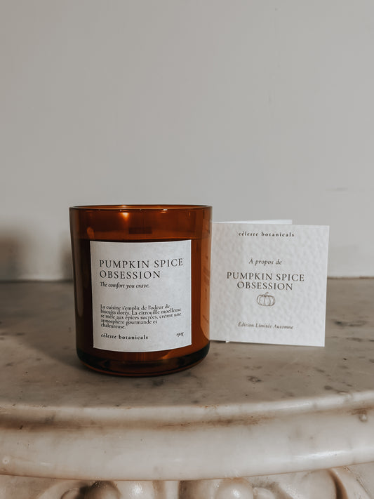 Bougie Parfumée Pumpkin Spice Obsession 190g