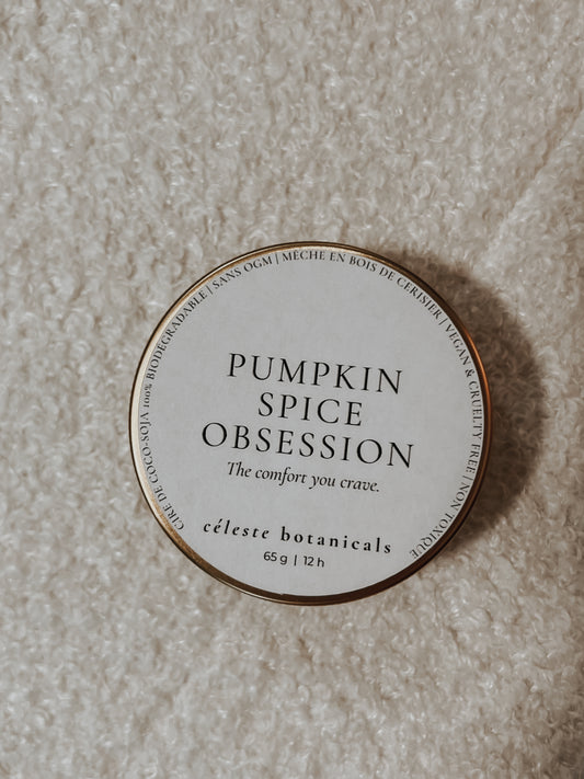 Bougie Parfumée Pumpkin Spice Obsession 60g