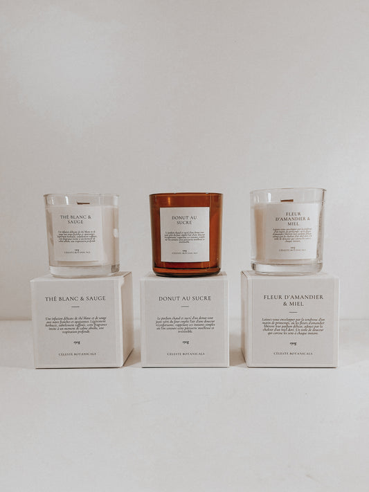 Coffret Classique: Choisissez 3 Bougies 190g