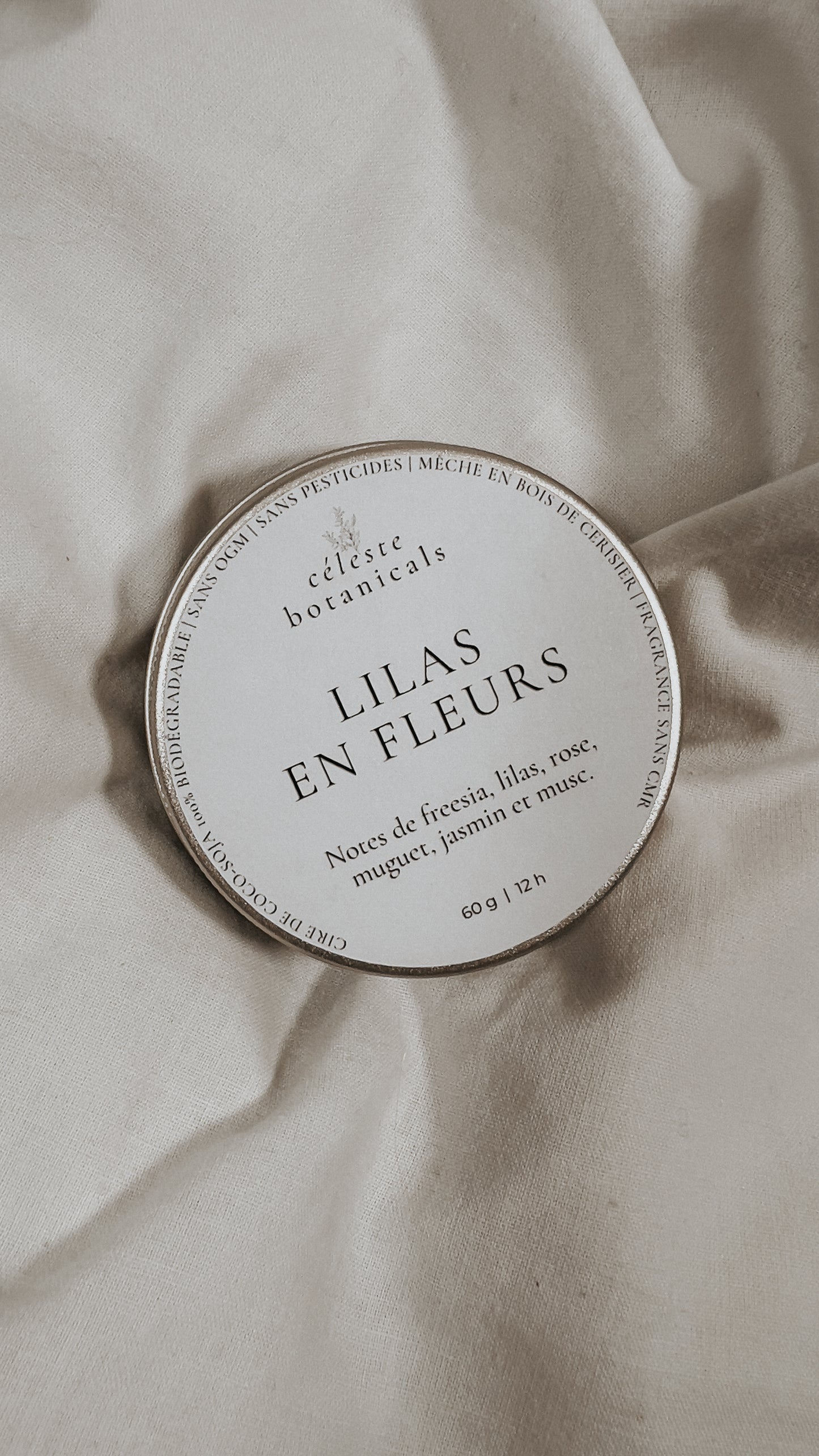 Bougie Parfumée Lilas en Fleurs 60g