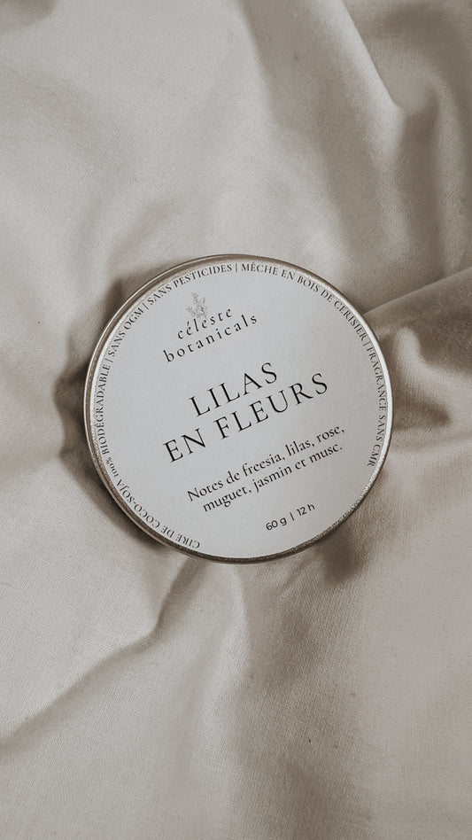 Bougie Parfumée Lilas en Fleurs 60g