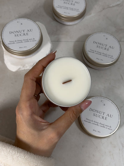 Bougie Parfumée Donut au Sucre - Céleste Botanicals - Bougies Parfumées