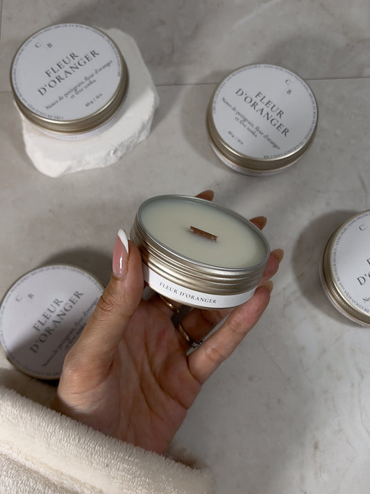 Bougie Parfumée Fleur d'Oranger - Céleste Botanicals - Bougies Parfumées