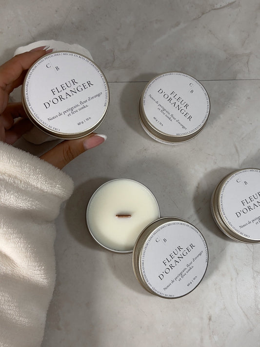 Bougie Parfumée Fleur d'Oranger - Céleste Botanicals - Bougies Parfumées