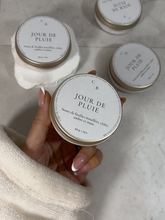 Bougie Parfumée Jour de Pluie - Céleste Botanicals - Bougies Parfumées