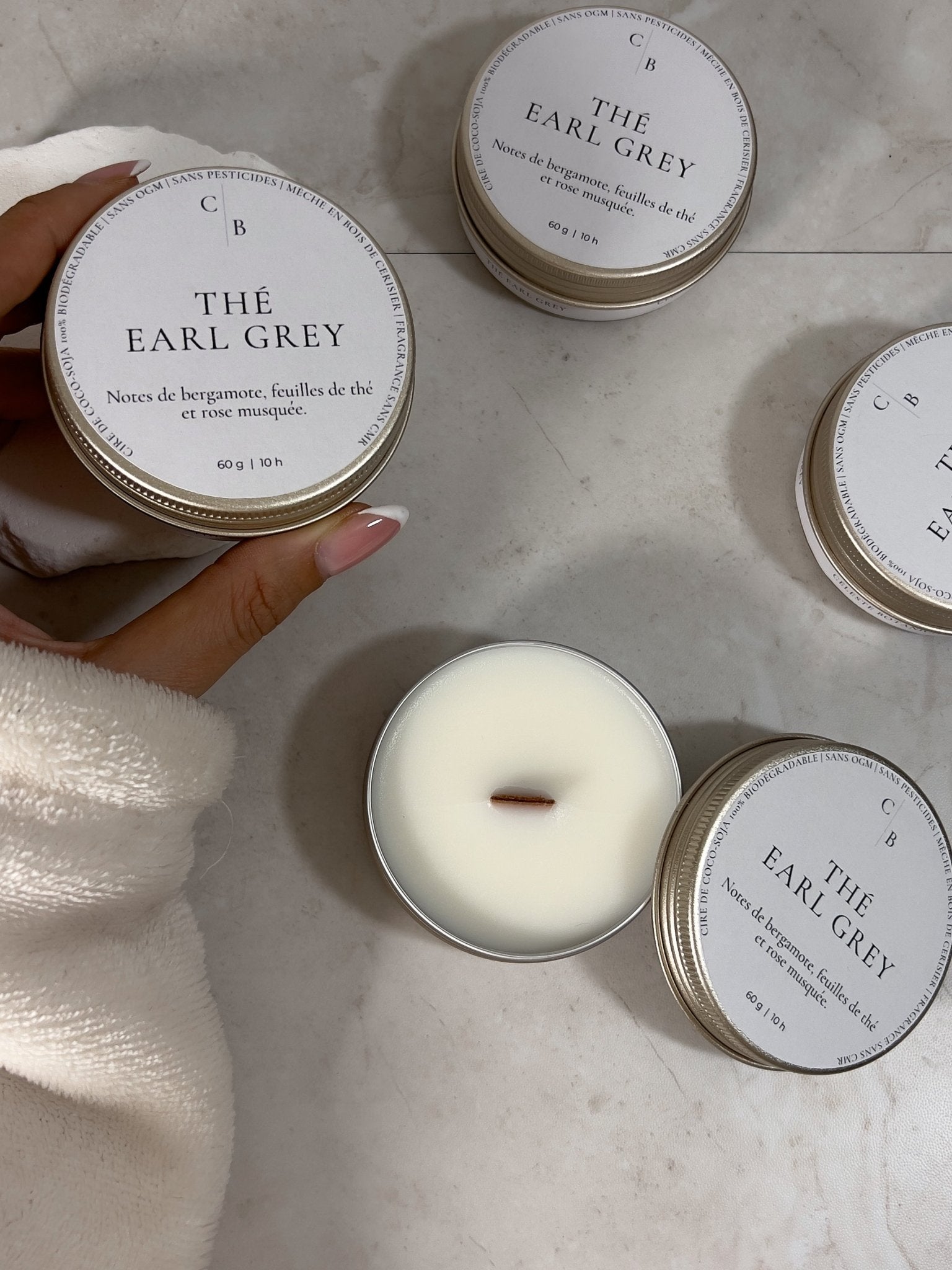 Bougie Parfumée Thé Earl Grey - Céleste Botanicals - Bougies Parfumées