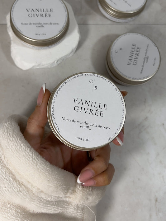 Bougie Parfumée Vanille Givrée - Céleste Botanicals - Bougies Parfumées