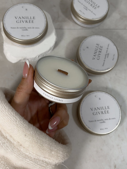 Bougie Parfumée Vanille Givrée - Céleste Botanicals - Bougies Parfumées