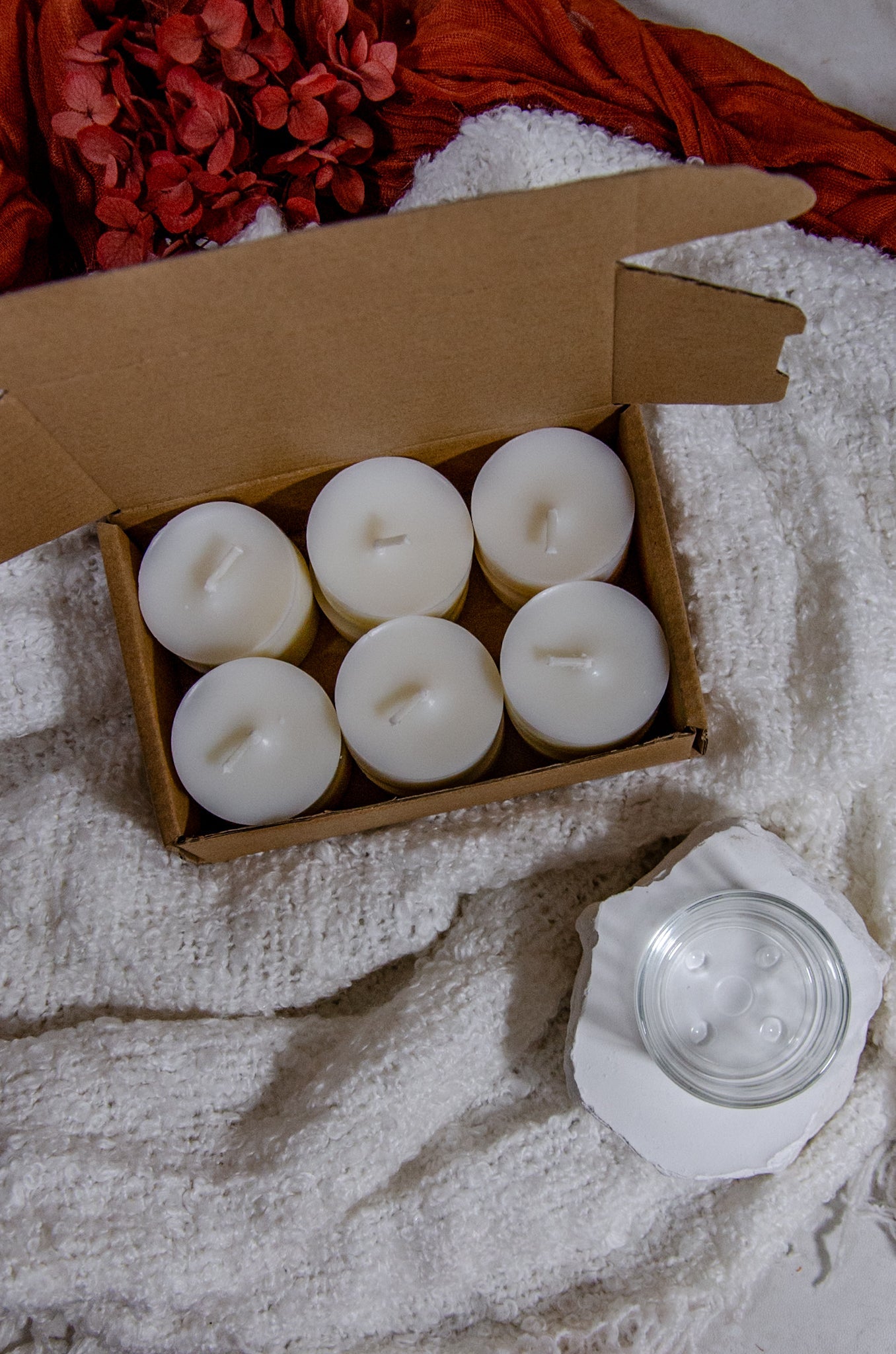 Bougies Chauffe - Plat éco - responsables en Cire de Coco - Soja - Honey Milk - Bougies Chauffe - Plat