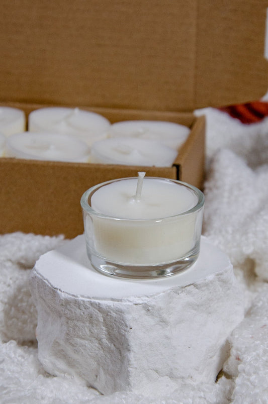 Bougies Chauffe - Plat éco - responsables en Cire de Coco - Soja - Honey Milk - Bougies Chauffe - Plat