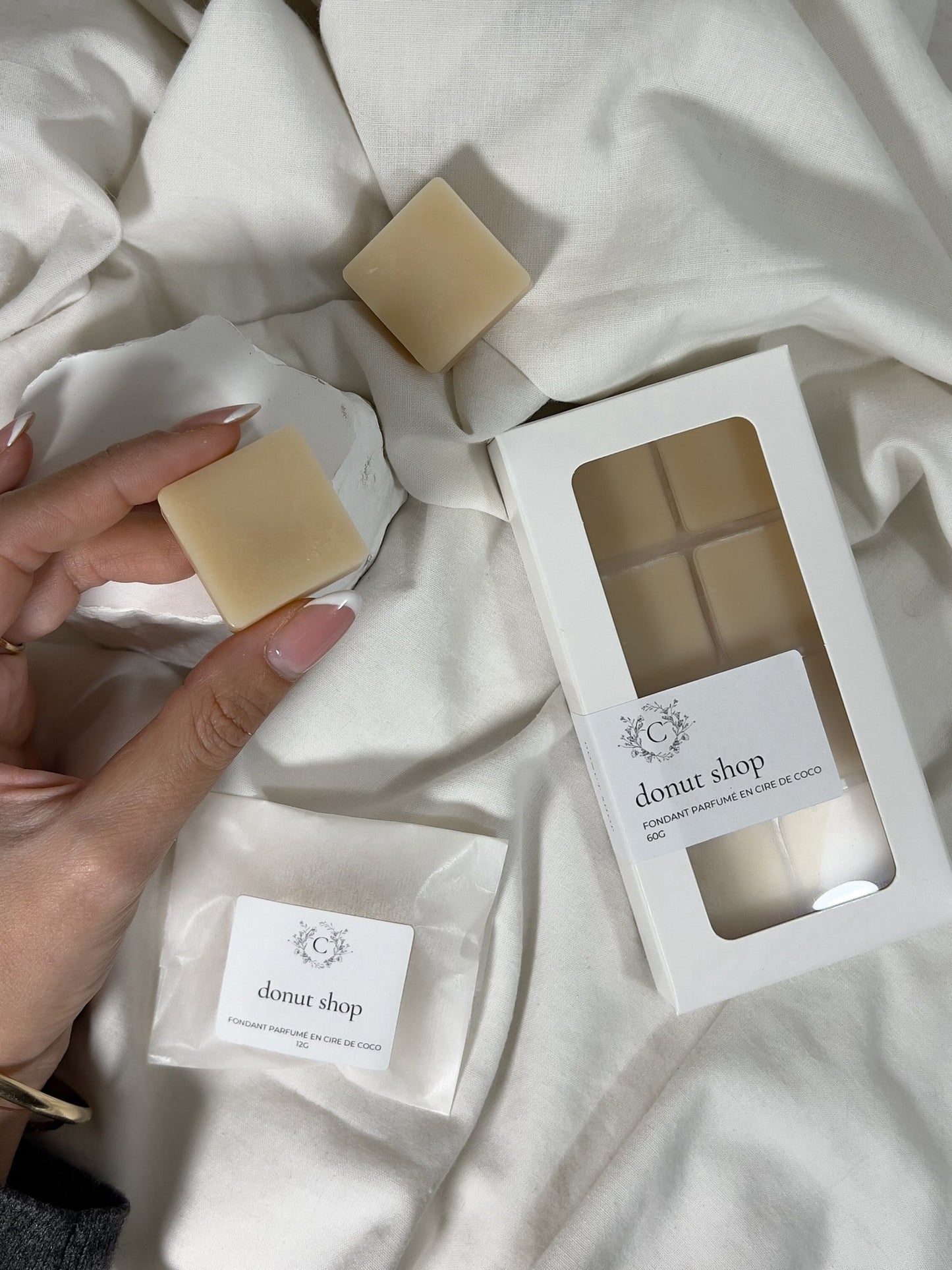 Fondant Parfumé Donut au Sucre (Anciennement: Donut Shop) - Céleste Botanicals - Fondants Parfumés