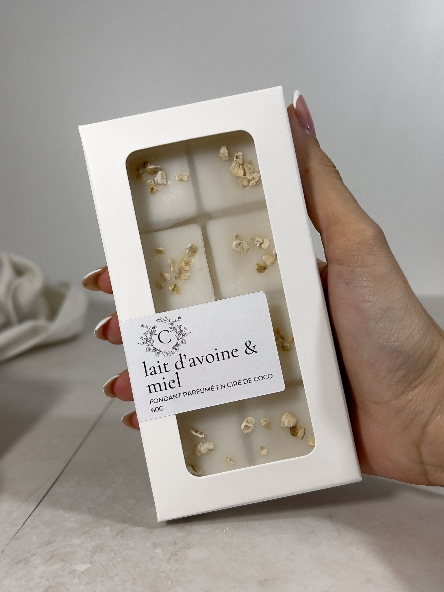 Fondant Parfumé Lait d'Avoine & Miel - Céleste Botanicals - Fondants Parfumés