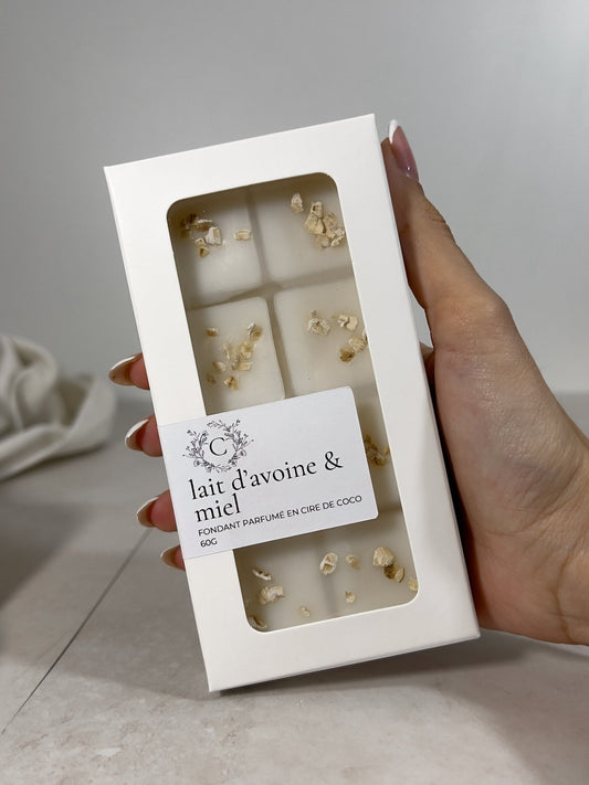 Fondant Parfumé Lait d'Avoine & Miel - Céleste Botanicals - Fondants Parfumés