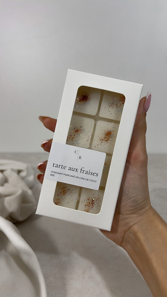 Fondant Parfumé Tarte aux Fraises - Céleste Botanicals - Fondants Parfumés