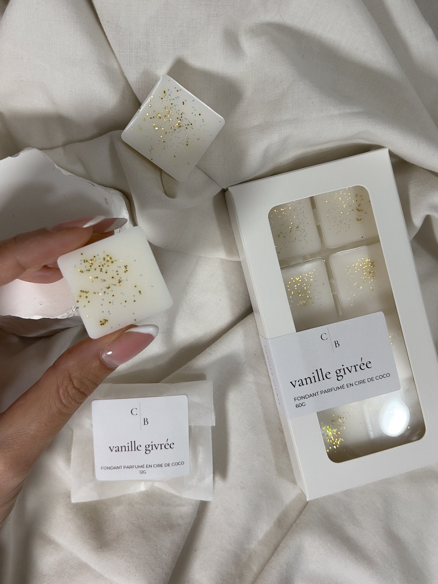 Fondant Parfumé Vanille Givrée - Céleste Botanicals - Fondants Parfumés