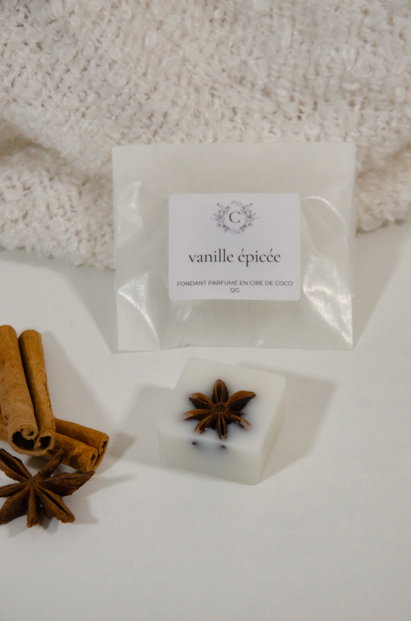 Fondants Parfumés Vanille Épicée - Tablette - Céleste Botanicals - Fondants Parfumés